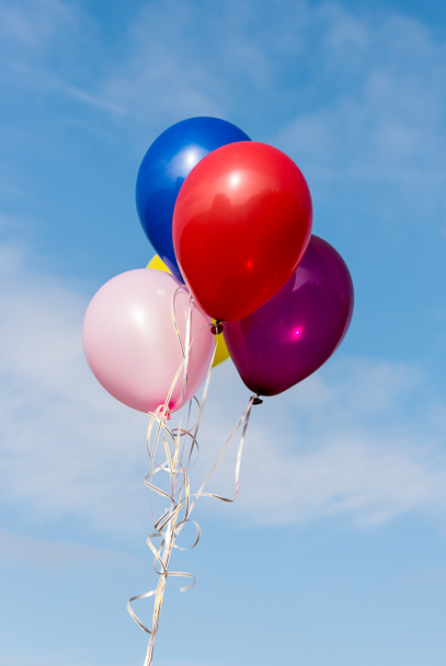 Lucht gekleurde ballonnen  - Foto, afbeelding
