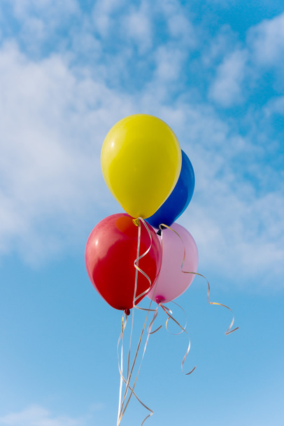 Powietrza kolorowe balony  - Zdjęcie, obraz
