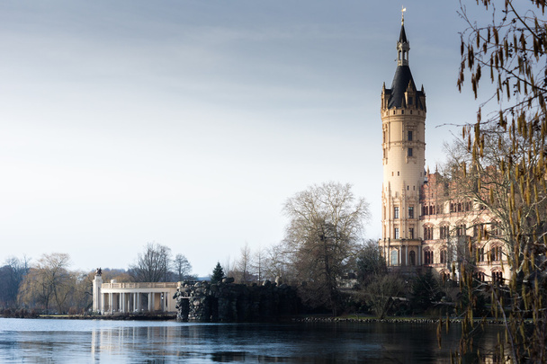 Le château de Schwerin en hiver
 - Photo, image