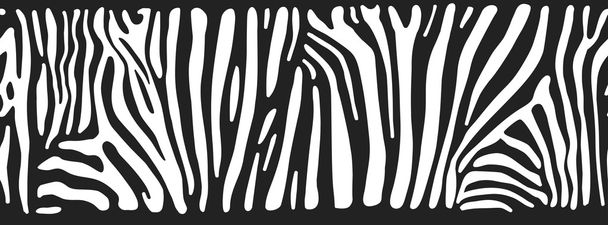 Background with Zebra skin - Vector, Image