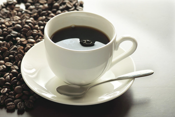 Tasse heißen Kaffee - Foto, Bild