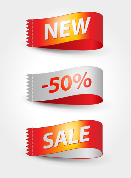 Sale tags - Vector, afbeelding