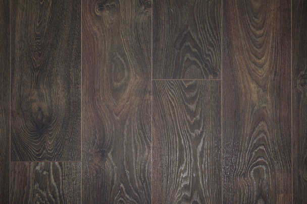 wooden laminate floor - wood flooring parquet - Foto, Bild