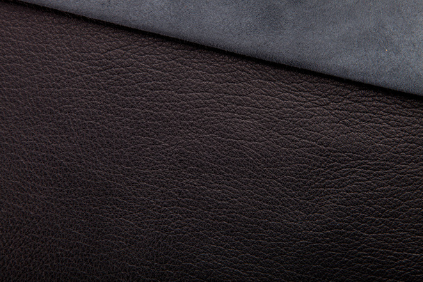 textura de cuero negro fondo - Foto, Imagen