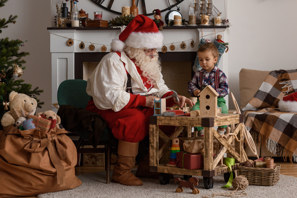 Santa Claus with Child - Foto, Imagem