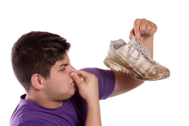 stinkende atletische schoen - Foto, afbeelding