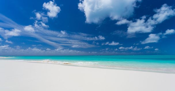 Tropical beach background - Foto, afbeelding