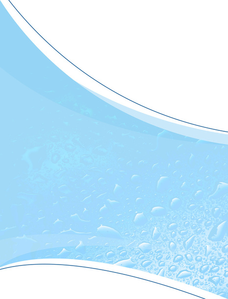 modré vody kapky rozložení - Fotografie, Obrázek