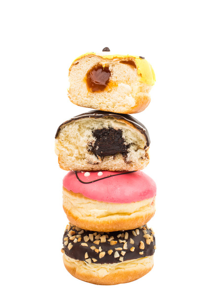 Värikäs eri donitseja
 - Valokuva, kuva