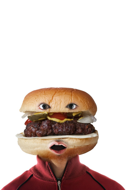 Hamburger adam - Fotoğraf, Görsel