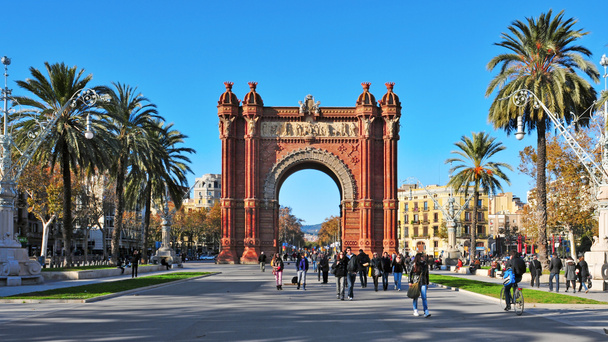 Триумфальная арка в Барселоне, Испания - Фото, изображение