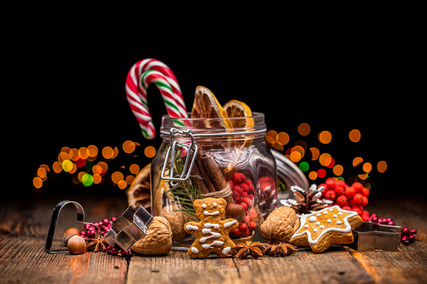 bastones de caramelo de Navidad
 - Foto, Imagen