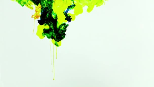 Абстрактна чорнильна фарба Мистецтво суміш Барвисте дзеркало під водою
 - Кадри, відео