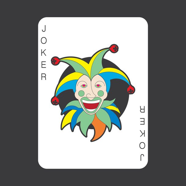 einzelner Spielkarten-Vektor: Joker - Vektor, Bild