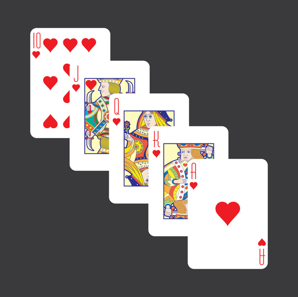 Cartes à jouer : Coeurs
 - Vecteur, image