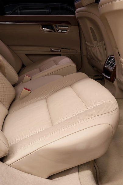 Business car rear leather seats. - Photo, Image