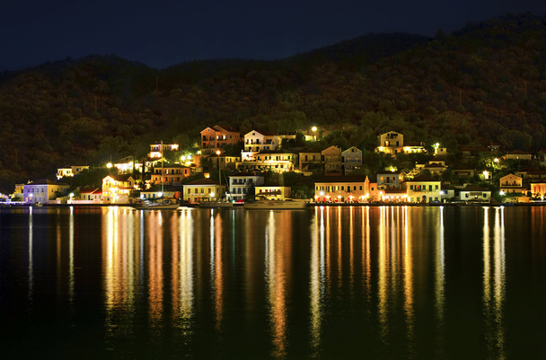 φωτογράφηση τη νύχτα της Ελλάδας νησί Ιθάκη - Φωτογραφία, εικόνα