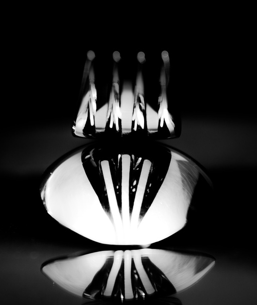 Abstract cutlery, modern design picture - Фото, изображение