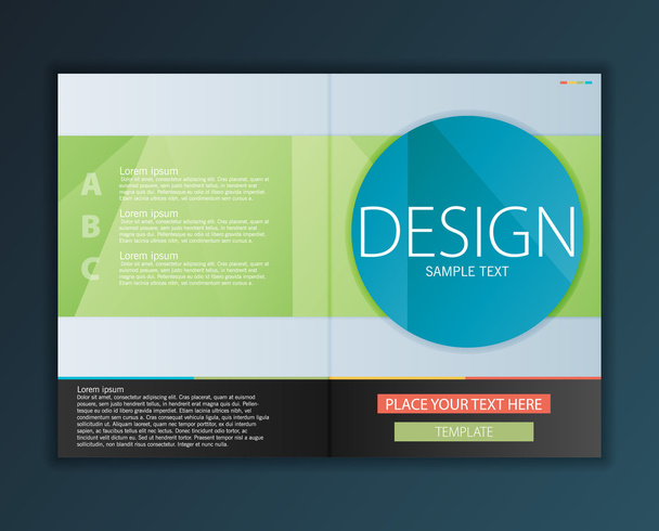 design of Brochure Flyer - Vektori, kuva
