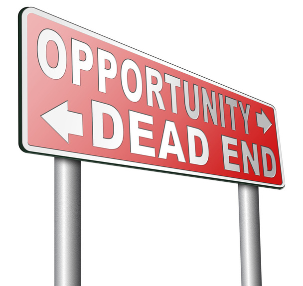 opportunity or dead end - Photo, Image