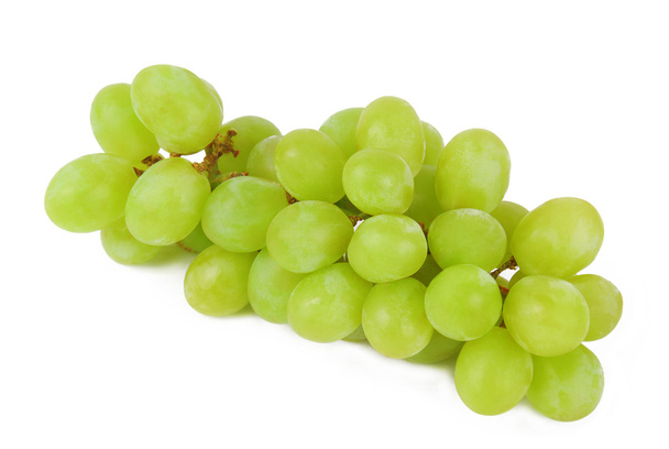green grapes isolated on white - Foto, imagen