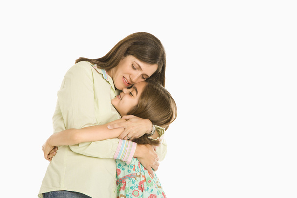 Mother and daughter hugging. - Foto, imagen
