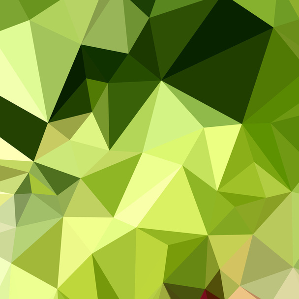 Electric Lime Green Abstract Low Polygon Background - Vektor, kép