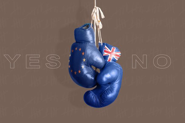 Брексит - символ референдума Великобритания - ЕС
 - Фото, изображение