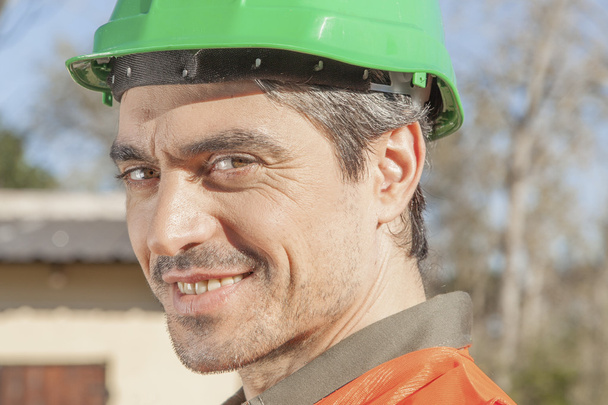 Portrait of a construction worker - 写真・画像
