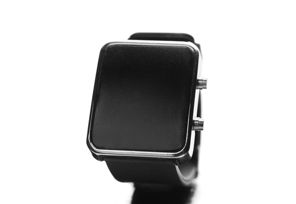 close up of black smart watch - Foto, Bild