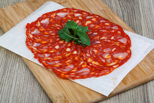 Salame tradizionale spagnolo - Salsiccia Chorizo
 - Foto, immagini