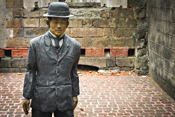 Jose Rizal, Fülöp-szigeteki nemzeti hős szobra - Fotó, kép