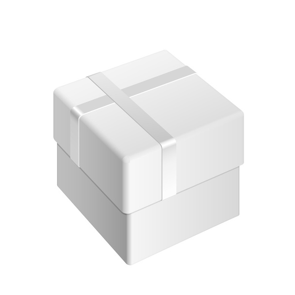 white blank Package Box - Wektor, obraz
