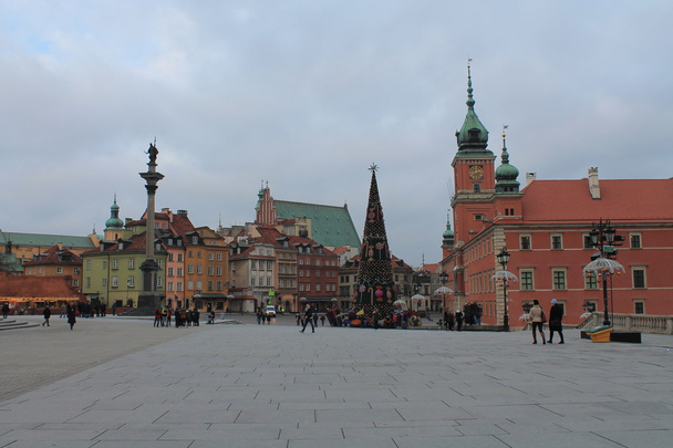 Poland Warsa. Square - Φωτογραφία, εικόνα