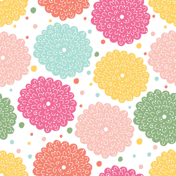 seamless floral pattern - Διάνυσμα, εικόνα