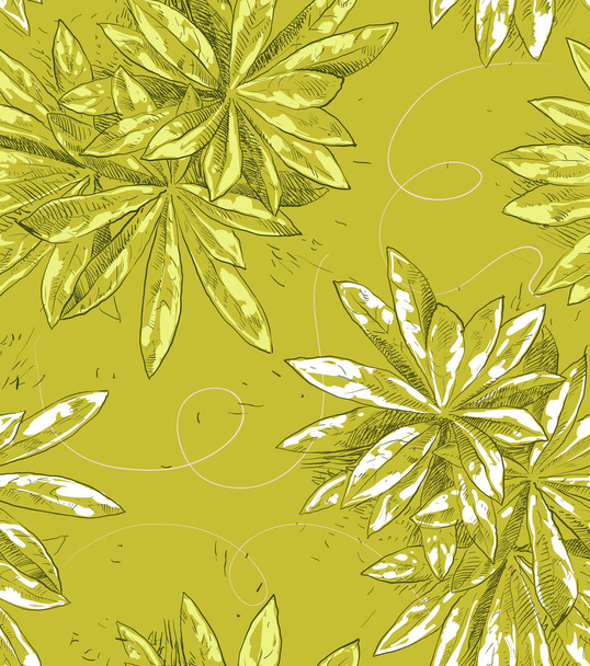 floral vintage seamless pattern - Vector, Image