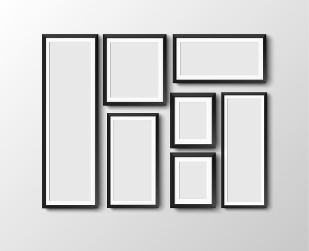 set of picture frames - Vector, Image