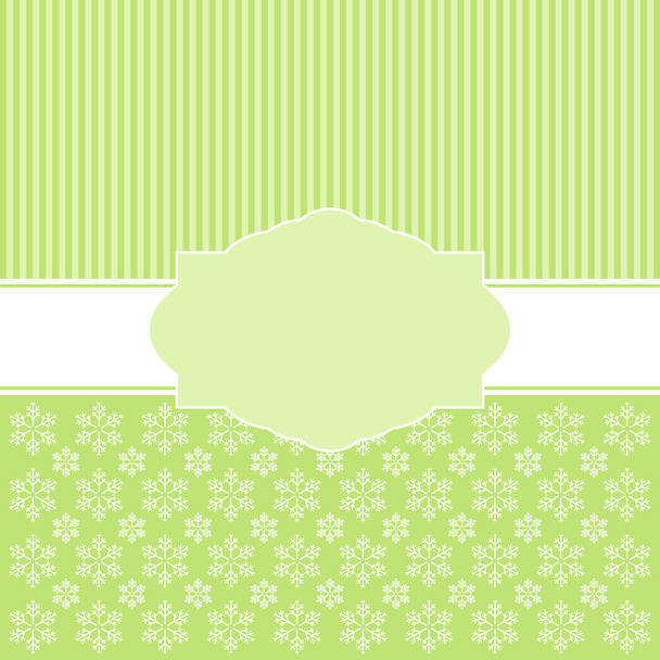 Elegant winter background made of snowflakes  - Vector, Image