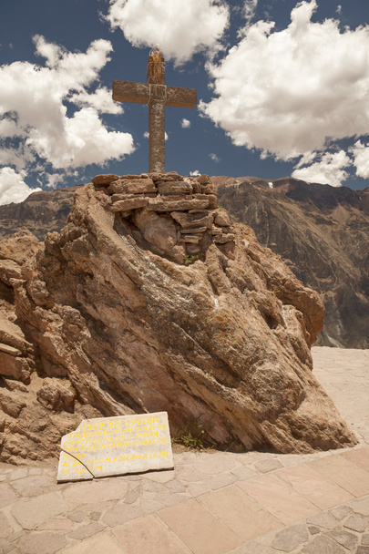 Lookout point for watching condors in Colca, Arequipa, Peru - Photo, Image