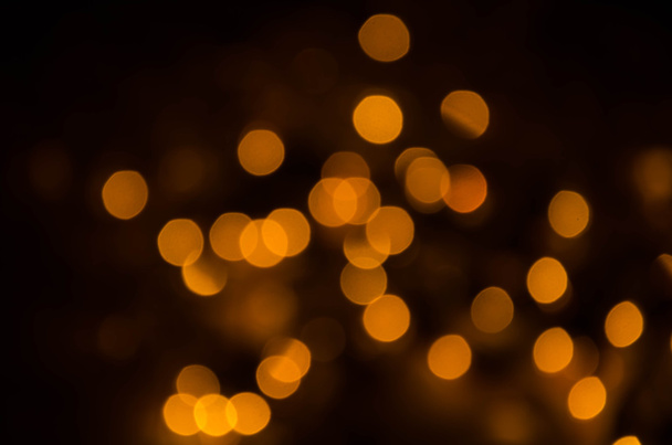κυκλική αντανακλάσεις από τα φώτα των Χριστουγέννων - Φωτογραφία, εικόνα