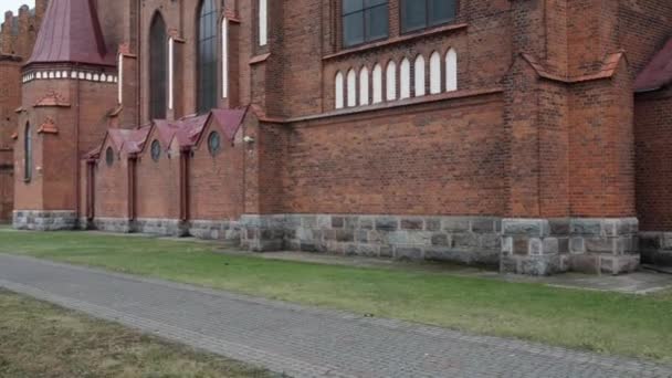 Collegiate Basilica of Holy Trinity in Myszyniec - Footage, Video