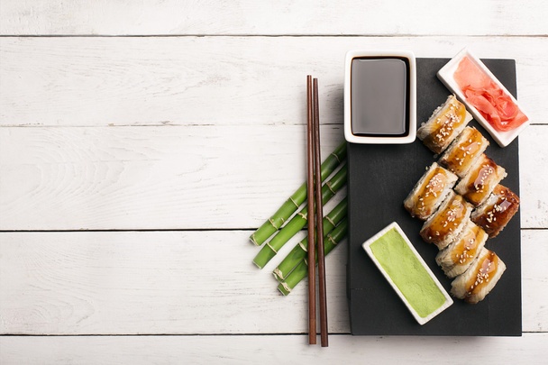 Tasty japanese sushi - Photo, image