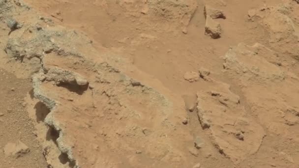 Wychodni skał Hottah, pozostałość dawnych płynął na Marsa. Elementy tego zdjęcia dostarczone przez Nasa - Materiał filmowy, wideo