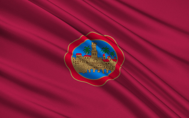 Flag of Cordova city in the south of Spain - 写真・画像
