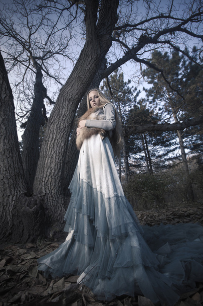 Glamorous vampire in the woods - Fotó, kép