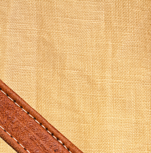 Leather and textile background - Foto, immagini