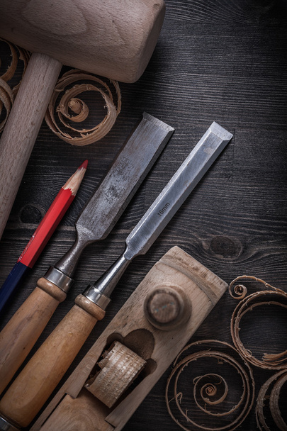 Set of carpenter tools - Zdjęcie, obraz
