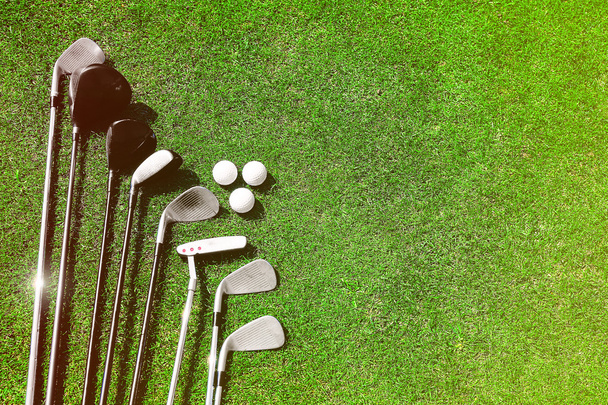 Different golf clubs - Foto, Bild