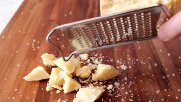 grated parmesan cheese - Footage, Video