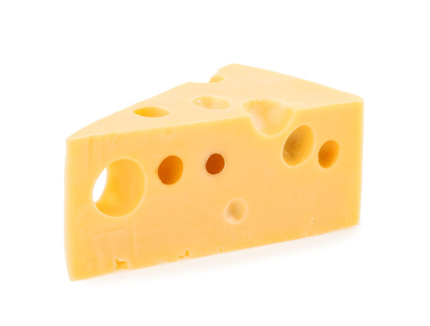 Bir parça peynir izole. - Fotoğraf, Görsel
